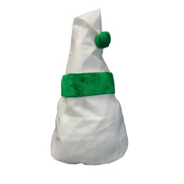 Apsauginis gaubtas, baltas ir žalias dangtelis