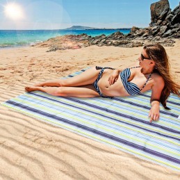 Sodo paplūdimio skėtis, didelis, reguliuojamas, sulankstomas, 150 cm, paplūdimio kilimėlis