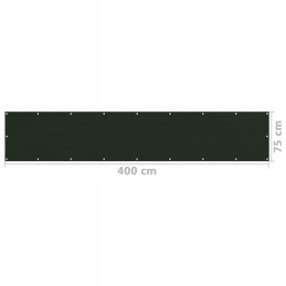 Balcony screen balcony cover 75x400cm