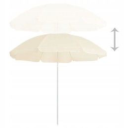 Vidaxl Garden Umbrella with Steel Pole Sand 180 cm
