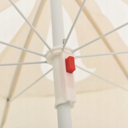 Vidaxl Garden Umbrella with Steel Pole Sand 180 cm