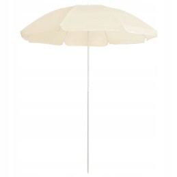 Vidaxl Garden Umbrella with Steel Pole Sand 180 cm