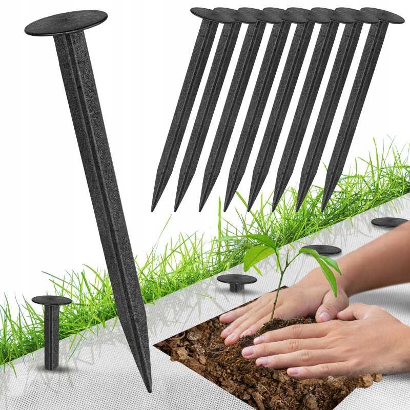 Kaiščiai / kaiščiai agrotekstilės inkarui 100vnt x 200mm