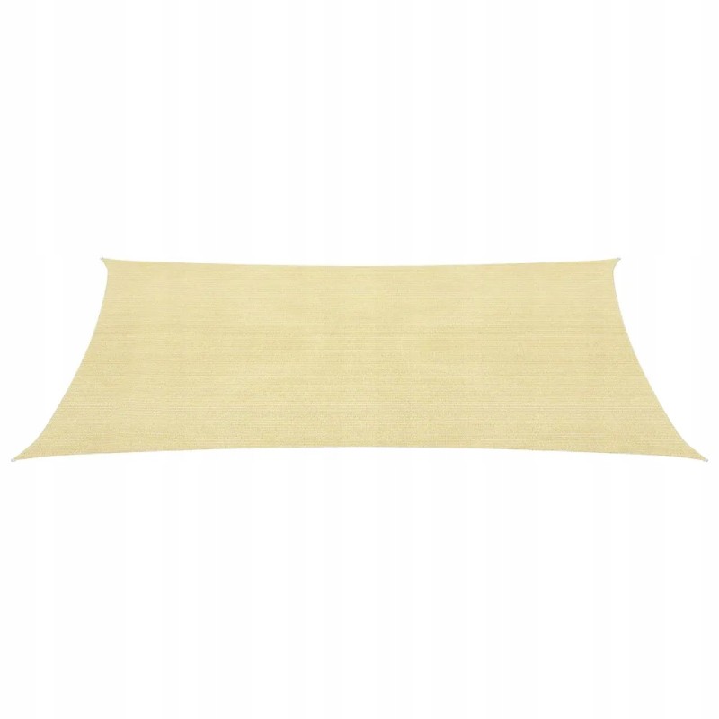 Garden sail hdpe square 2x2 m beige