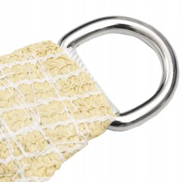 Garden sail hdpe square 2x2 m beige