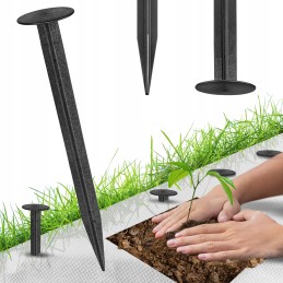 Kaiščiai / kaiščiai agrotekstilės inkarui 100vnt x 200mm