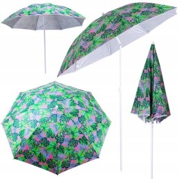 Garden beach umbrella adjustable 150cm broken leaves