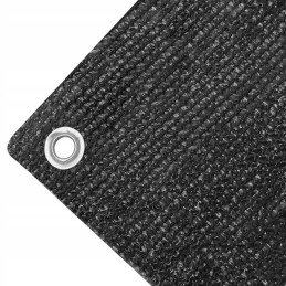 Vidaxl HDPE balkono ekranas 75x400 cm antracitas