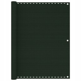 Balcony screen, dark green, 120x300 cm, hdpe