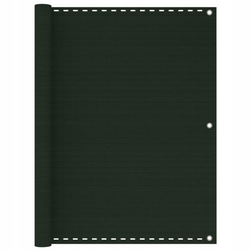 Balkono ekranas, tamsiai žalias, 120x300 cm, HDPE