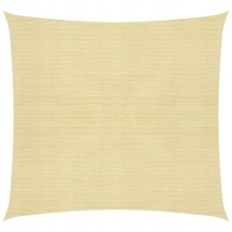 Vidaxl hdpe sodo burė kvadratinė 2x2 m smėlio spalvos