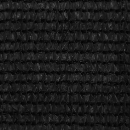 Balkono ekranas, juodas, 120x400 cm, HDPE