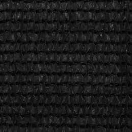 Balkono ekranas, juodas, 120x400 cm, HDPE