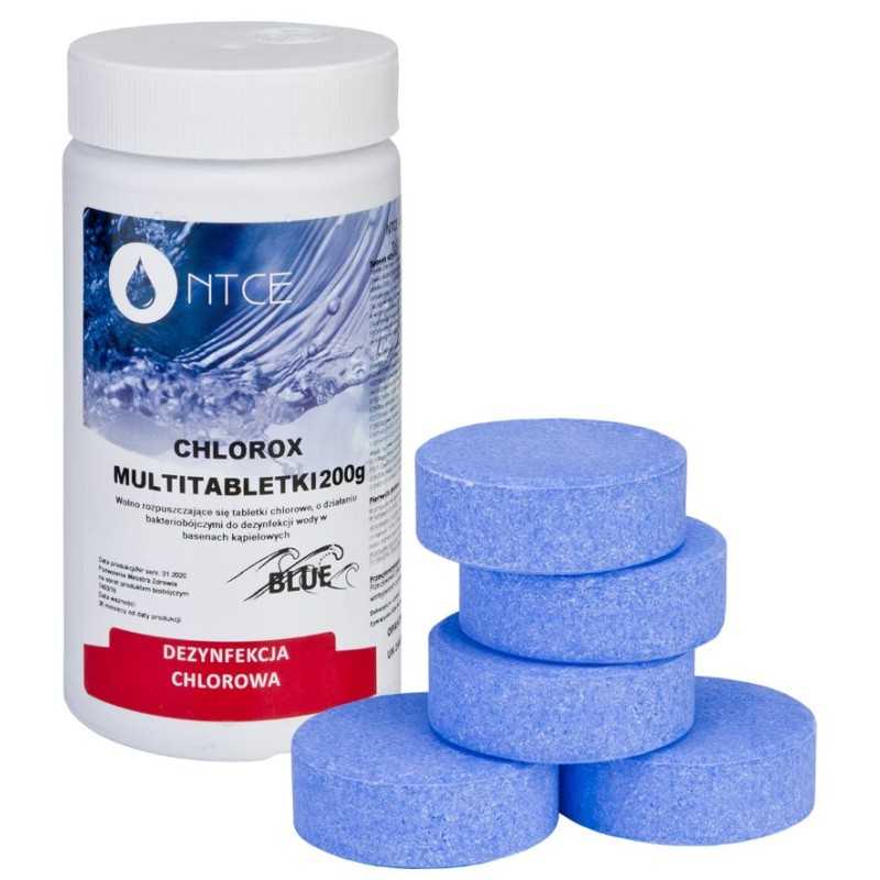 11in1 baseino chloro sūkurinė vonia daugiafunkcinės tabletės multi baseinas mėlyna 200g 1kg