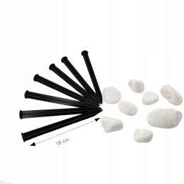 100vnt inkarai kraštams smeigtukai agrotekstilei 18cm