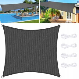 Sodo šešėlinis burinis skėtis vandeniui atsparus stačiakampis tentas 3x2m