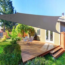 Sodo šešėlinis burinis skėtis vandeniui atsparus stačiakampis tentas 3x2m