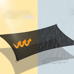 Sodo gaubtas burės vandeniui atsparus UV 3x2m stačiakampis atspalvis