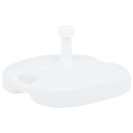 Umbrella base filled with water and sand 16 l white