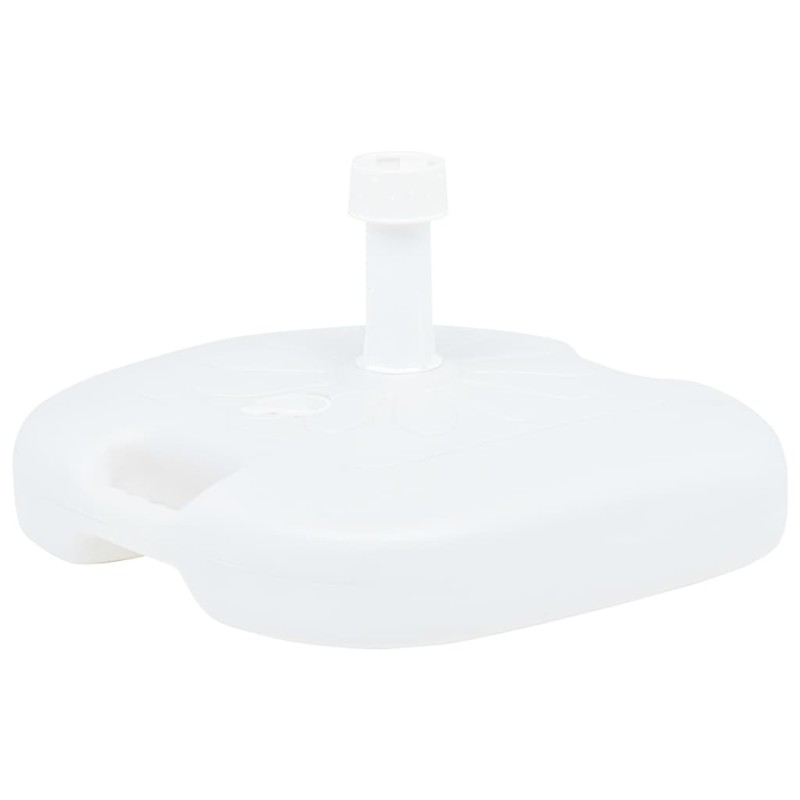 Umbrella base filled with water and sand 16 l white