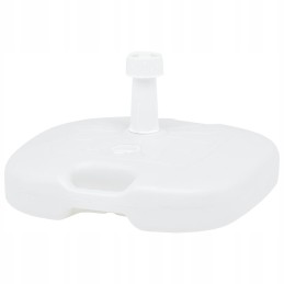 Umbrella base filled with water and sand 16 l white