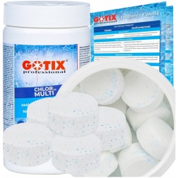 Chloras baseinams, sūkurinėms vonioms, SPA, tabletės, chemikalai baseinams, chloro tabletės, 1kg