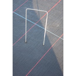 Metaliniai kaiščiai agrotekstilei, tvirtai geotekstilei, 15 cm, 100 vnt.