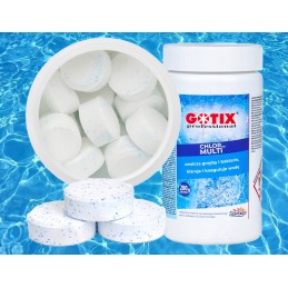 Chloras baseinams, sūkurinėms vonioms, SPA, tabletės, chemikalai baseinams, chloro tabletės, 1kg