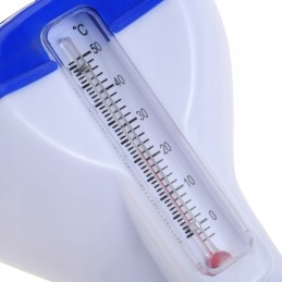 Baseino chloro dozatorius, baseino cheminių medžiagų plūdė su termometru 2 viename