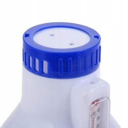 Baseino chloro dozatorius, baseino cheminių medžiagų plūdė su termometru 2 viename