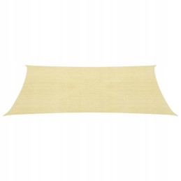 Vidaxl hdpe sodo burė kvadratinė 2x2 m smėlio spalvos