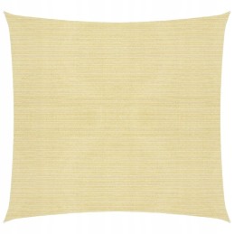 Vidaxl hdpe sodo burė kvadratinė 2x2 m smėlio spalvos