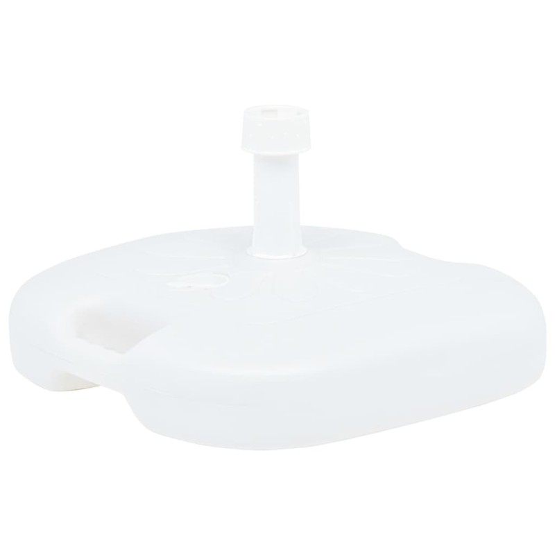 Umbrella base filled with water/sand 16l white