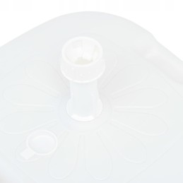 Umbrella base filled with water/sand 16l white