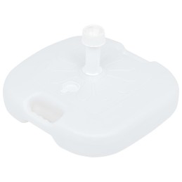 Lietussarga pamatne pildīta ar ūdeni/smiltīm, 16l, balta
