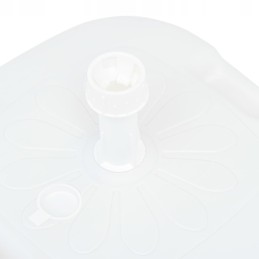 Lietussarga pamatne pildīta ar ūdeni/smiltīm, 16l, balta