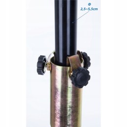 Garden umbrella mount, metal, screw-in