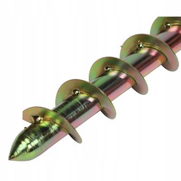 Garden umbrella mount, metal, screw-in