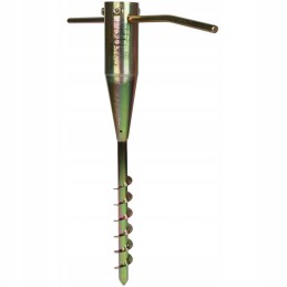 Garden umbrella mount, metal, screw-in