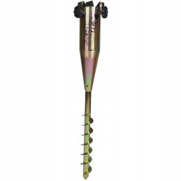 Garden umbrella mount, metal, screw-in