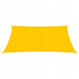 Šešėlinė burė, 160 g/m², geltona, 2x2,5 m, HDPE