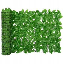 Balkono uždangalas, žali lapai, 200x75 cm
