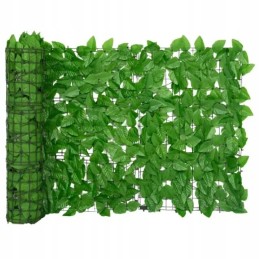 Balkono uždangalas, žali lapai, 200x75 cm