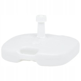 Vidaxl Umbrella Base Filled with Water and Sand 16 L White