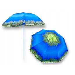 Sodo skėtis, paplūdimio raštas, lašeliai, skersmuo 225cm