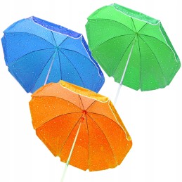 Sodo skėtis, paplūdimio raštas, lašeliai, skersmuo 225cm