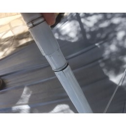 Sodo skėtis, paplūdimio raštas, lašeliai, skersmuo 225cm