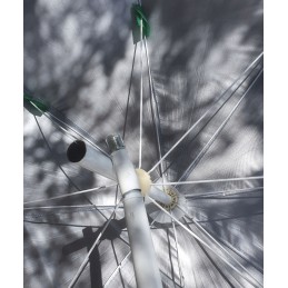 Sodo skėtis, paplūdimio raštas, lašeliai, skersmuo 225cm