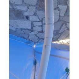 Sodo skėtis, paplūdimio raštas, lašeliai, skersmuo 225cm