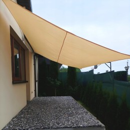 ✴️ Didelis UV atspalvio atspalvis Sail Garden vandeniui atsparus 3x4m smėlio spalvos✴️